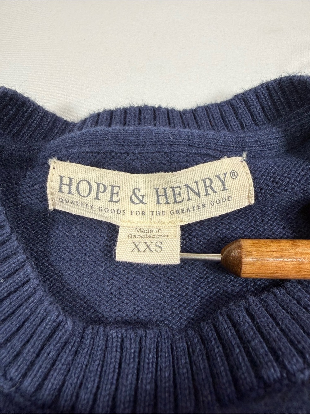 HOPE & HENRY Boys Labrador Retriever Sweater XXS 2T-3T Preppy Equestrian Prep - Picture 4 of 10